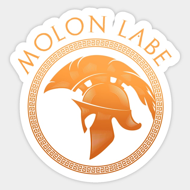 Molon Labe Sticker by VanHand